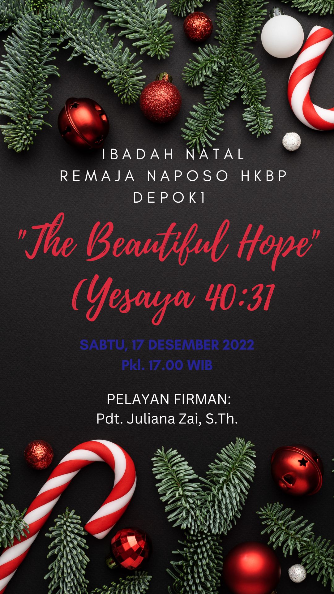 PERAYAAN NATAL REMAJA NAPOSO HKBP DEPOK 1 HKBP DEPOK 1